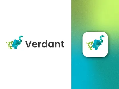 Verdant animal animal logo branding elephant elephant logo elephants geometric logos learning logo logo design logo designer logo mark logodesign logodesigner logos mark minimalist logo modern logo strong symbol