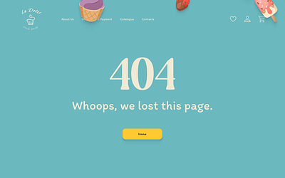 Page 404 dailyui design page404 ui ux webdesign