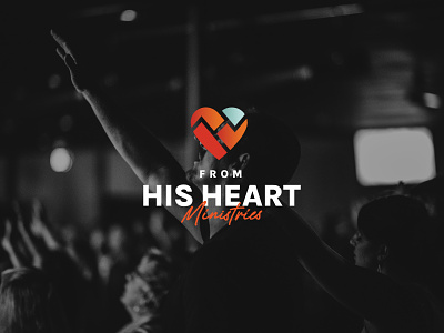 From His Heart Ministries Logo Design branding charlotte design illustration logo logo design ministry web website