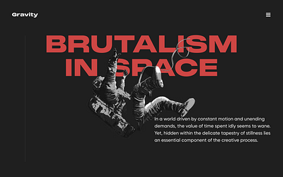 Brutal Design brutalism design landing page ui web design