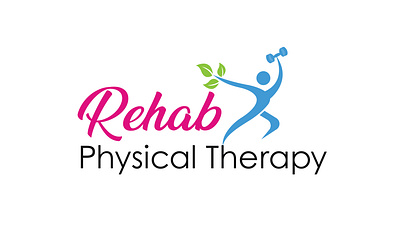 Rehab Physical Therapy Logo brand brand identity branding design graphic design illustration letter logo logo logo design logo designer rehab logo rehab physical logo rehab physical therapy logo