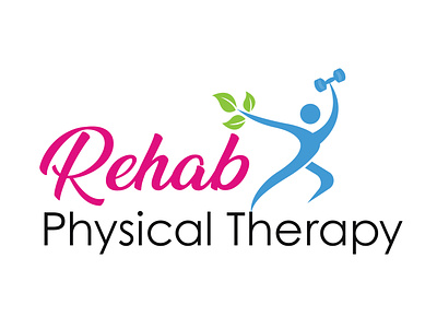 Rehab Physical Therapy Logo brand brand identity branding design graphic design illustration letter logo logo logo design logo designer rehab logo rehab physical logo rehab physical therapy logo