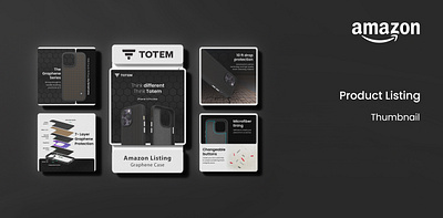 Totem - Amazon Listing amazon brand identity branding carousel graphic design ui ux vector