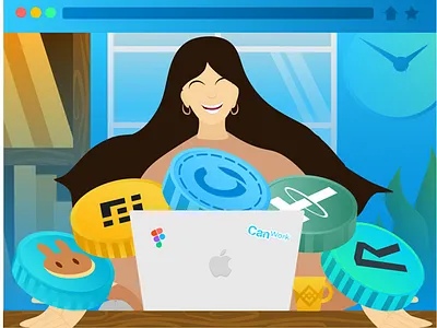 Crypto Payments affinitydesigner branding design graphic design illustration illustrator logo ui ux vector