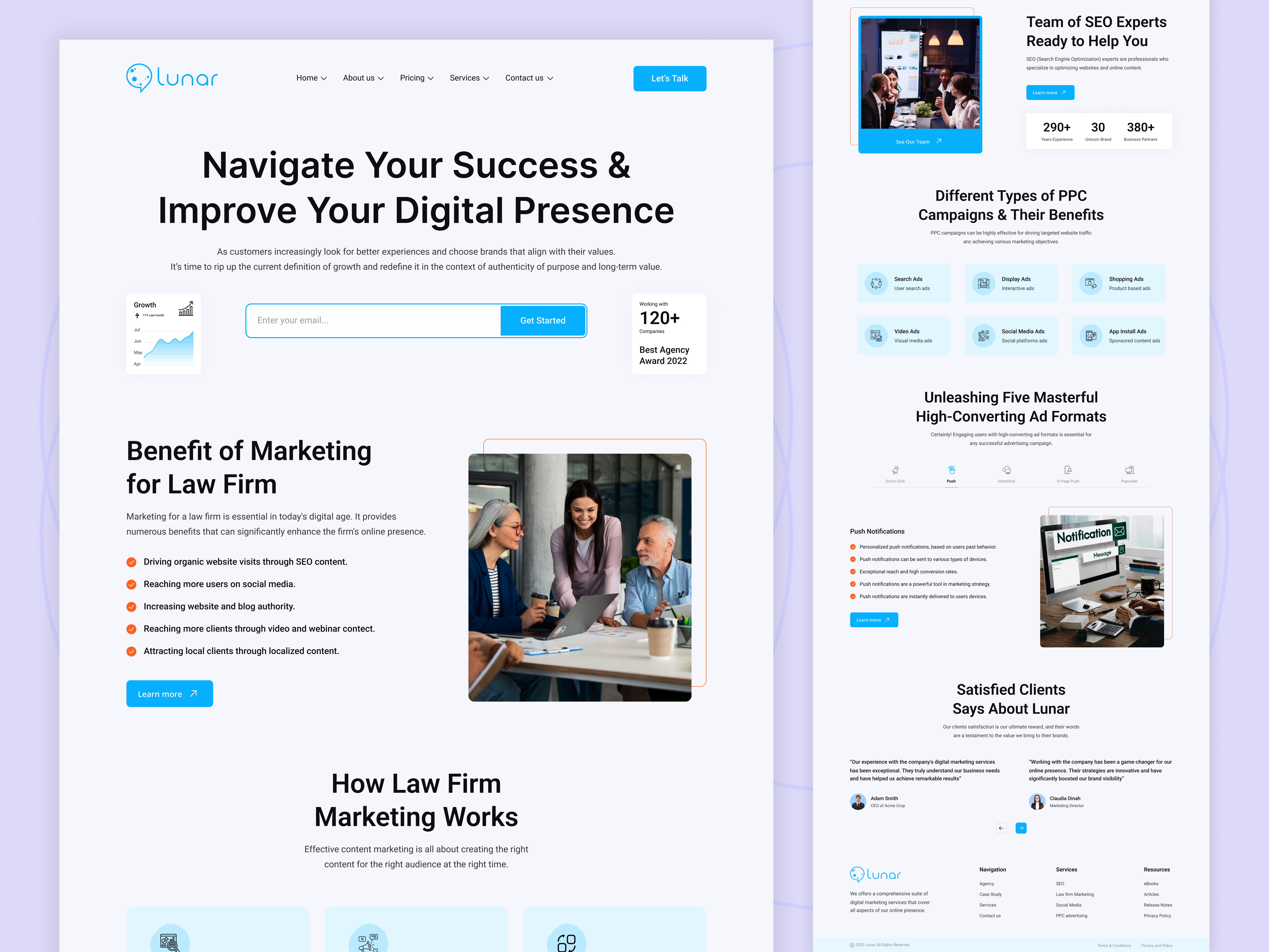 Example of High Converting Landing Page Design