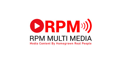 RPM Logo brand brand identity branding design graphic design illustration logo logo design logo designer multi media logo play logo rpm letter logo rpm logo rpm multimedia logo sound logo ui