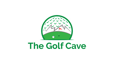 Golf Cave Logo golf cave logo golf cave logo design golf creative logo golf icon logo golf logo golf logo design logo logo design logo designer