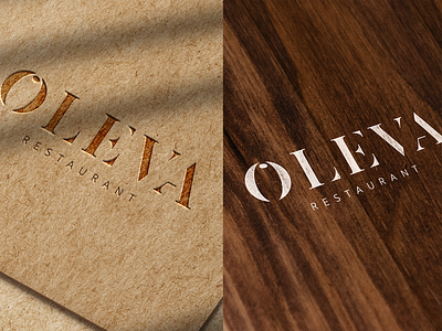 Oleva restaurant branding brand development brand identity branding design elegant logo logotype packaging restaurant identity typography