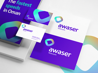 Awaser Telecom branding app icon brand application brand development brand guidelines brand identity brand strategy branding clean graphics colour strategy design graphic design icon logo start up identity