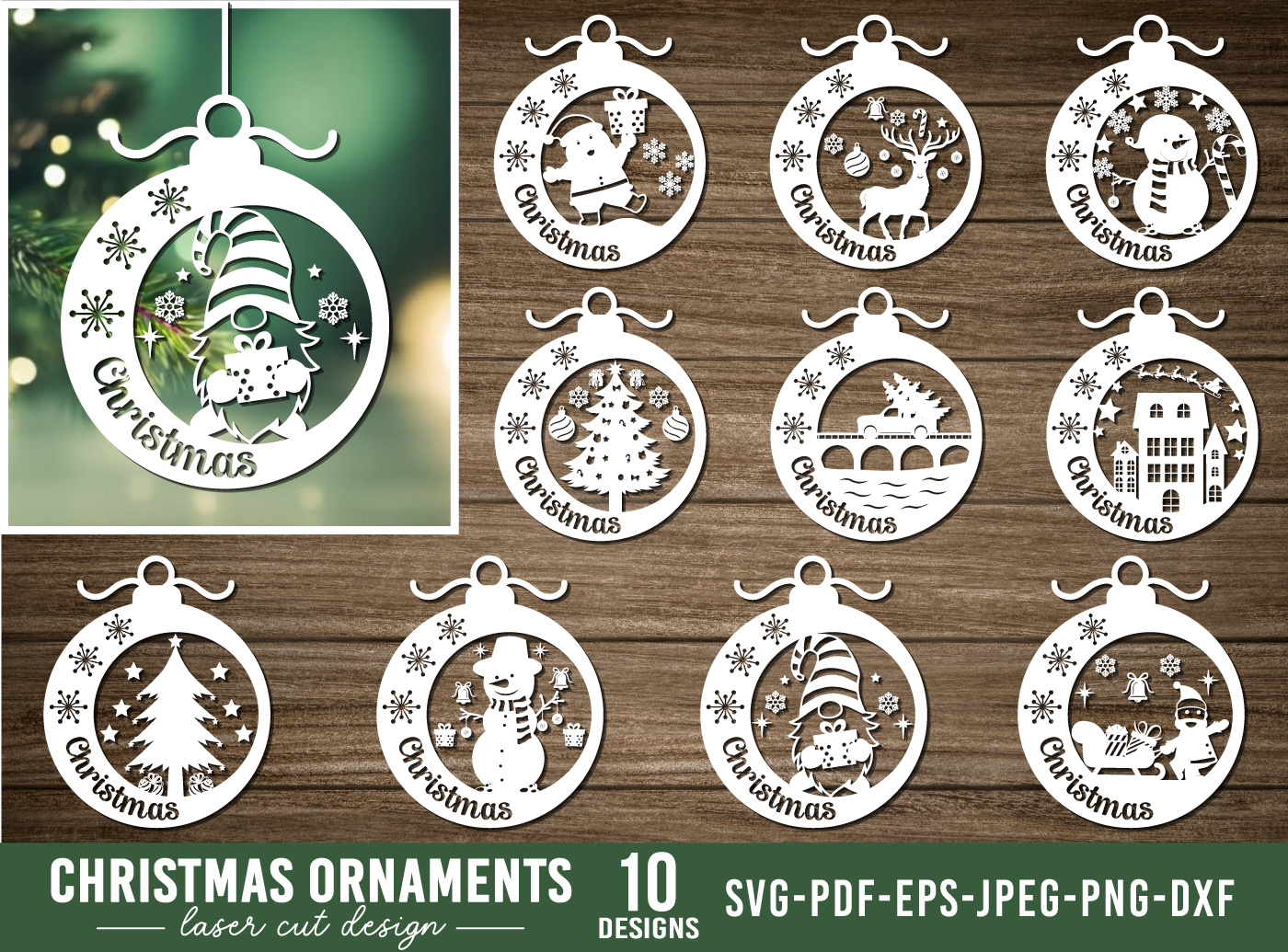 Christmas Balls ornaments Svg Bundle 3 layer christmas svg 3 layer laser cut bauble bola navidad svg christmas ornament svg christmas svg glowforge laser bauble svg laser cut files laser cut xmas ornaments ornament svg bundle set of christmas toy