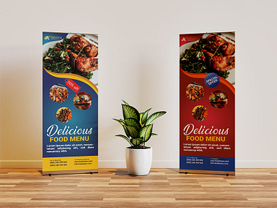 Rollup Banner Design 3d animation app branding design graphic design illustration logo motion graphics ui vector