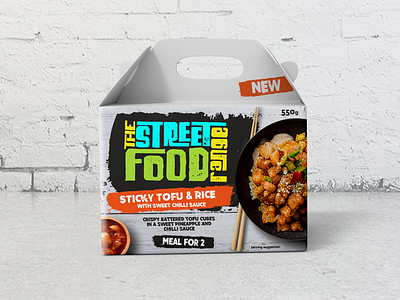 Street Food ready meals brand development brand identity branding design food packaging food photography art direction graphic design illustration packaging design supermarket packaging