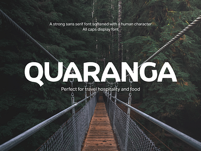'Quaranga' typeface design design font creation font design fontself graphic design illustrator lettering design otf typography design vector