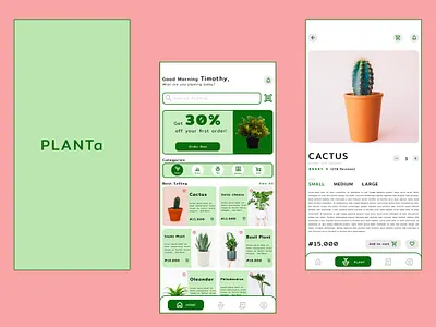 PLANTa App ui