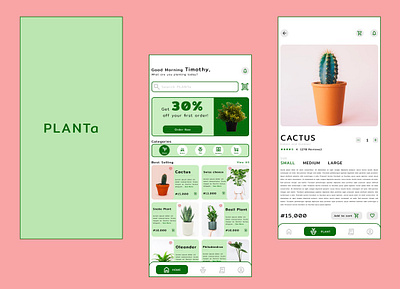 PLANTa App ui