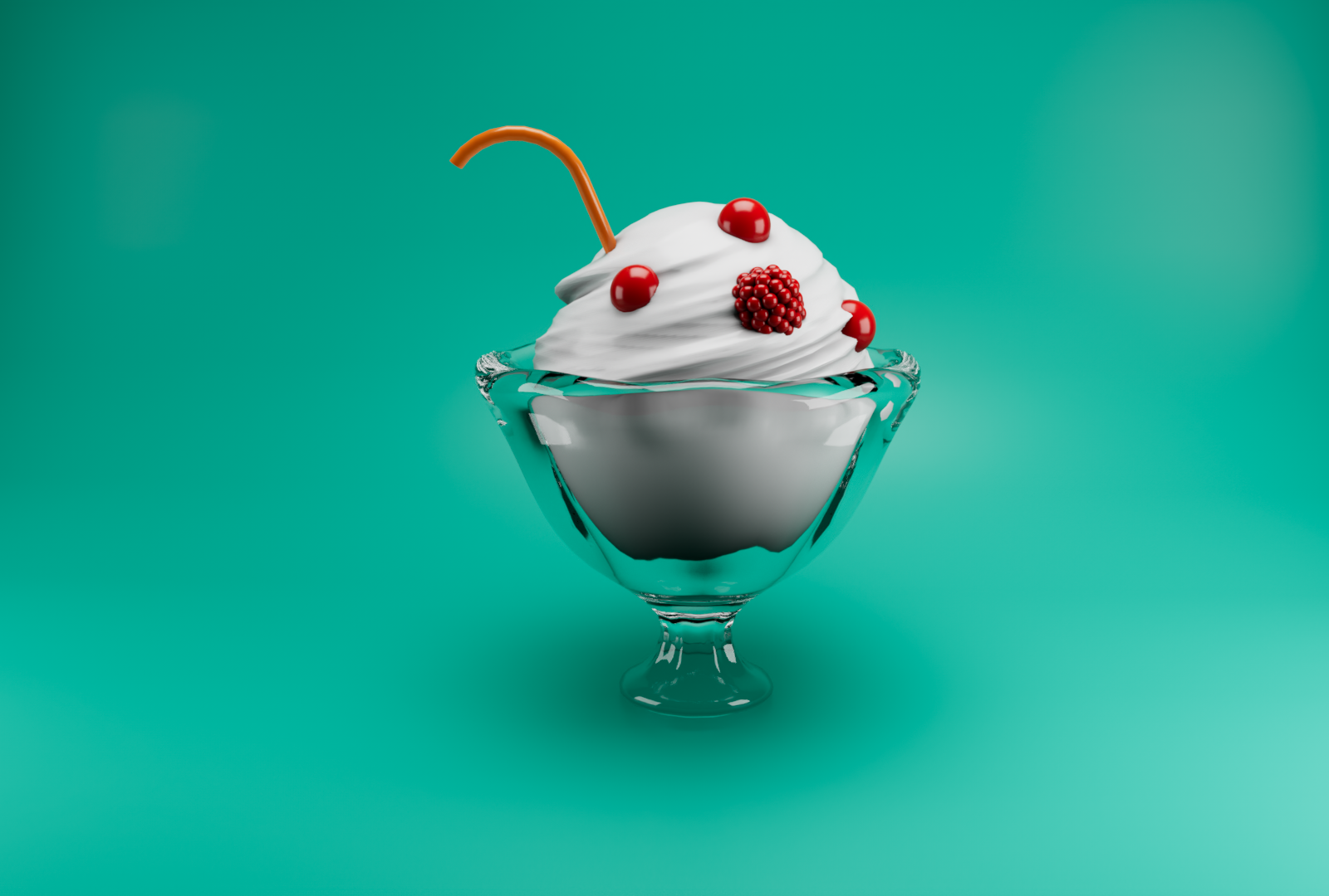 Ice Cream 3D Cinema 4D + Arnold by Motionder on Dribbble
