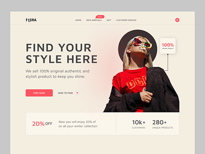 Fashion header section design fashion ui design fashion website fashion website design home page design landing page design ui ux design web website design