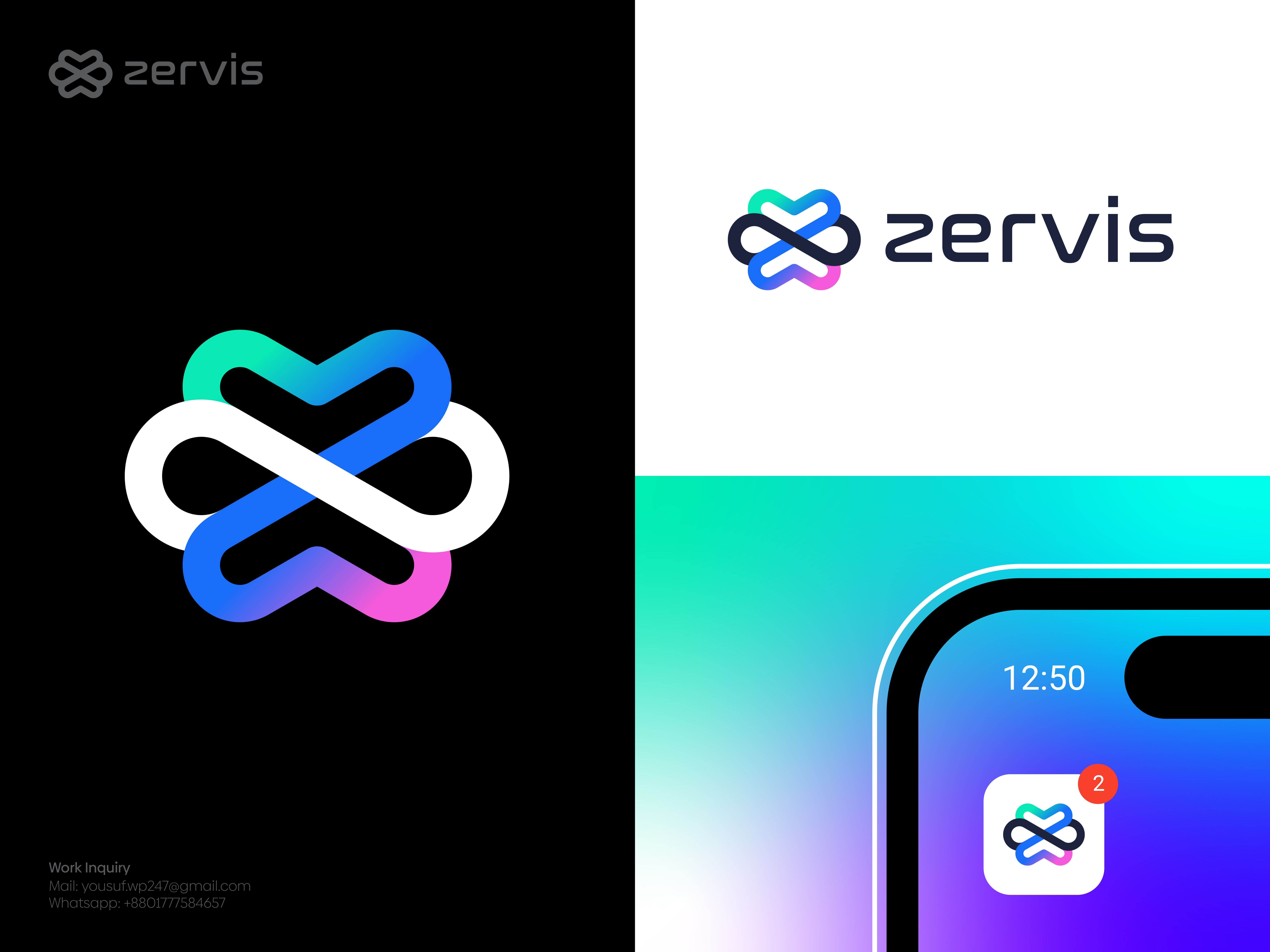 Modern, Creative, Futuristic, AI, VR, Metaverse, Web3 Logomark abstract logo ai artificial intelligence brand identity branding colorful future futuristic gradient logo icon infinity logo logo design loop meta metaverse modern logo virtual reality vr logo web3