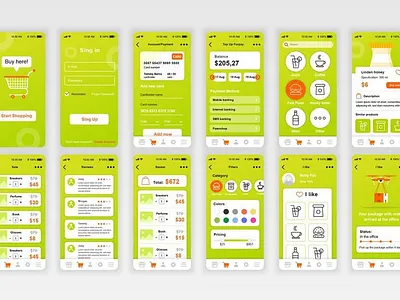 UI UX for a online shoping store apps ios/and branding design graphic design typography u ui ux