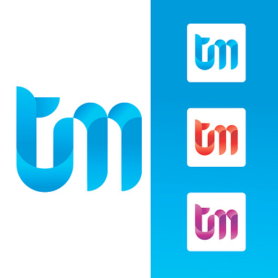 TM logo and app icon branding colorful logo creative logo design design logo graphic design intials logo logo logo brief logo design logo template minimalist logo name logo tm logo