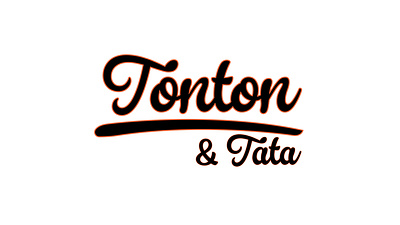 Tonton & Tata Logo beautiful logo brand brand identity branding creative logo design graphic design illustration logo logo design logo designer tata logo tonton and tata logo tonton logo ui