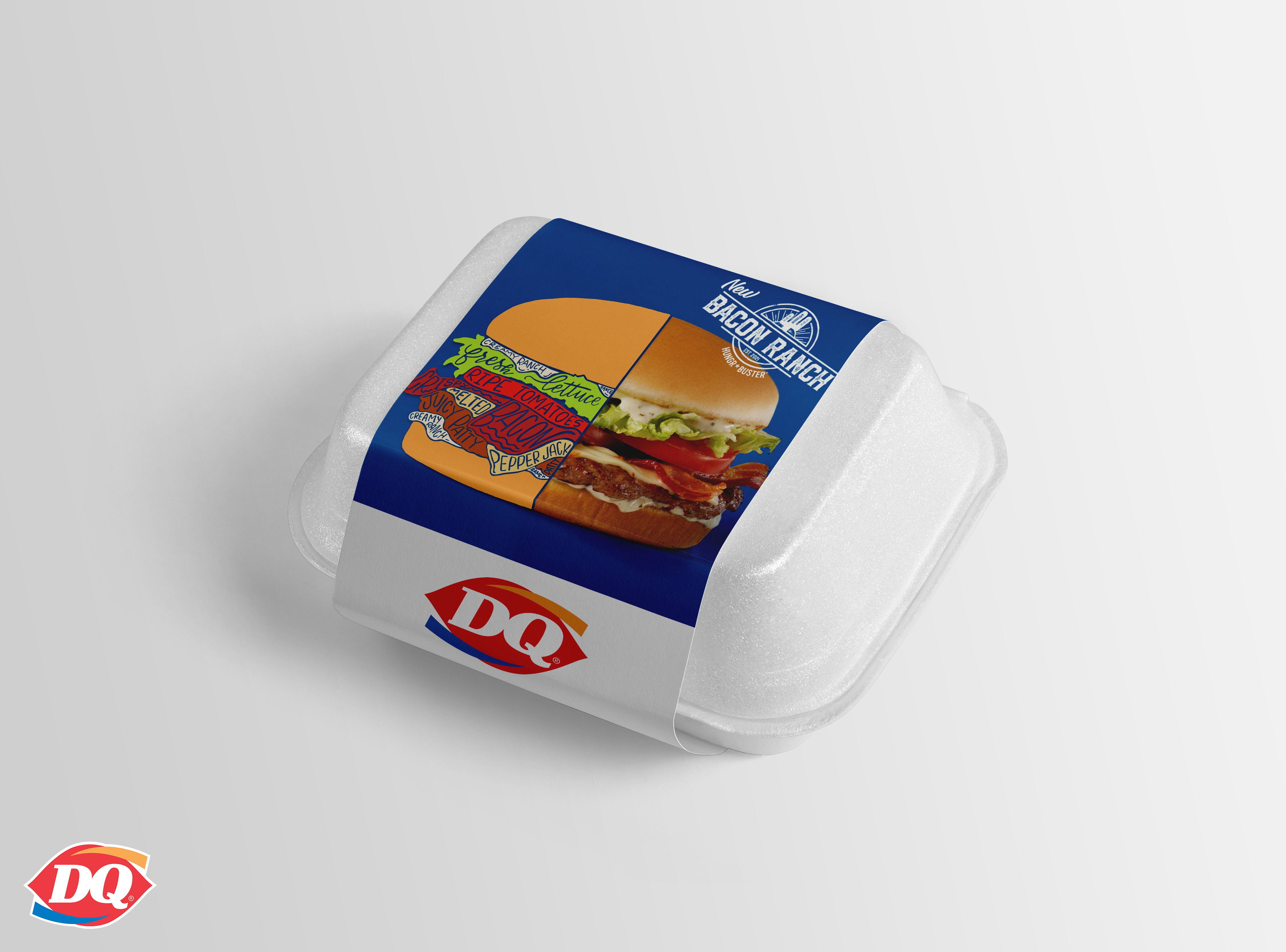 Dairy Queen Burger Packaging Design by Avtar Singh on Dribbble