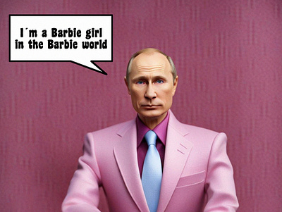 Putin Barbie 1.2 art barbie digital illustration putin