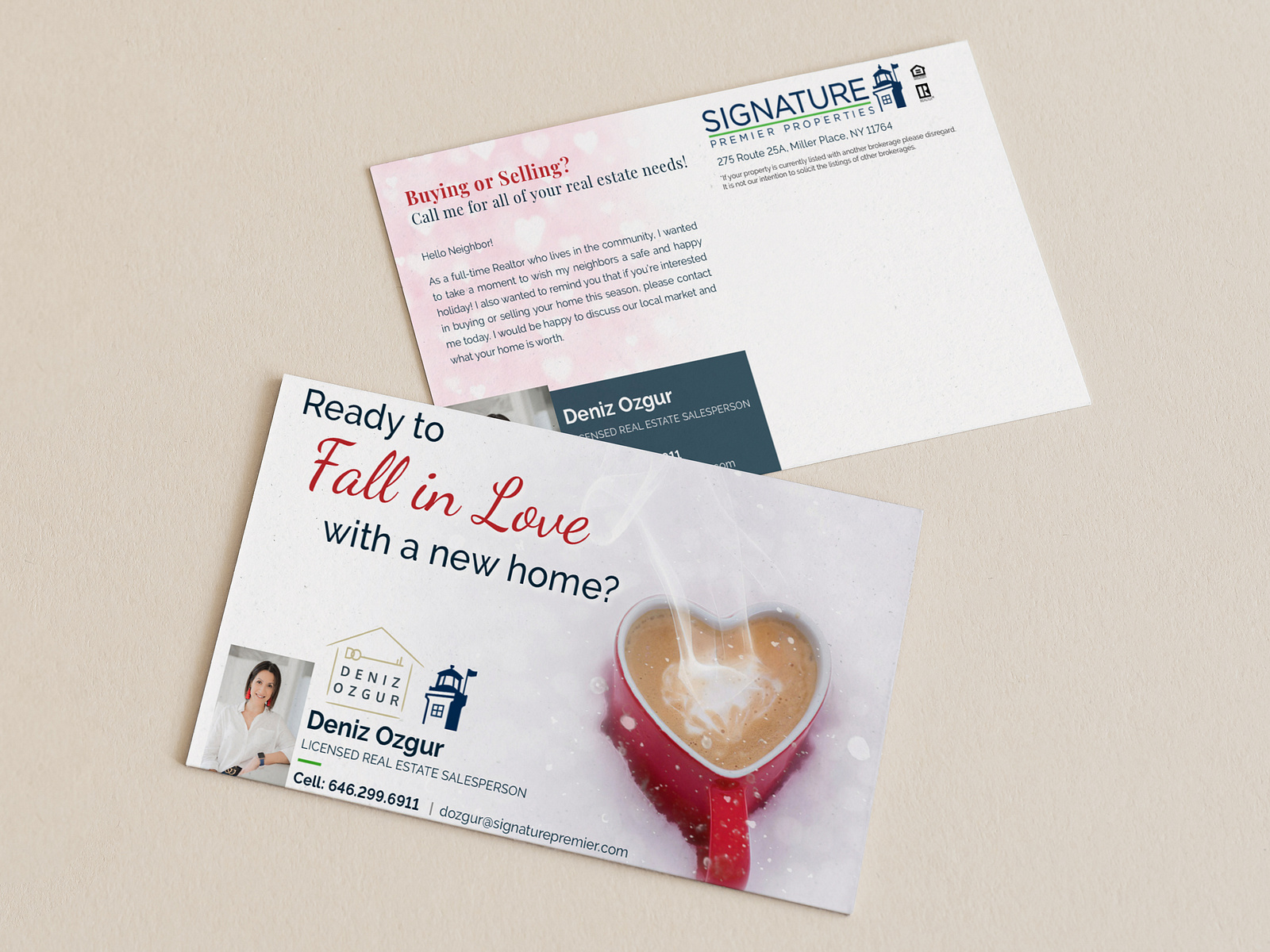 Winter Real Estate Marketing Flyer by Gabrielle C on Dribbble
