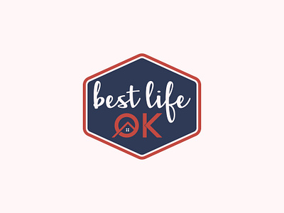 real estate logo, best life OK branding creative logo logo professional logo real estate