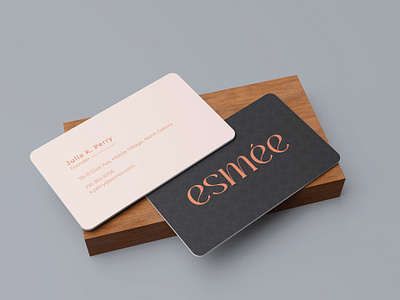 beauty brand business card beauty business card