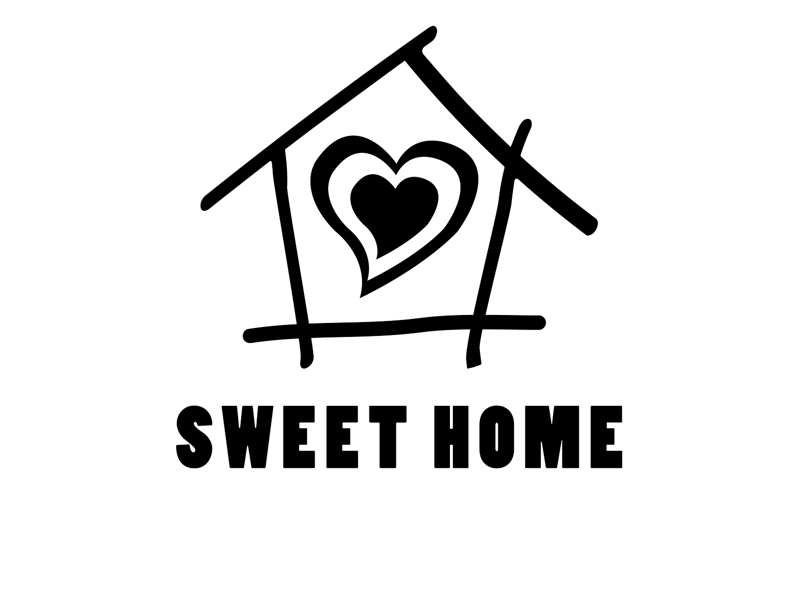 Sweet Home Logo by zaqilogo on Dribbble