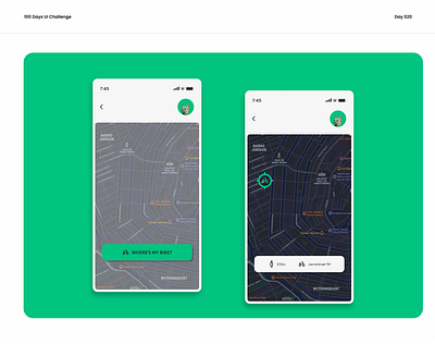 #Daily UI - Day 20 bike daily day 20 daily location tracker dailyui location tracker ui