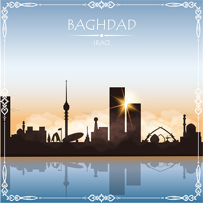 BAGHDAD/ IRAQ 3d animation branding graphic design logo motion graphics ui
