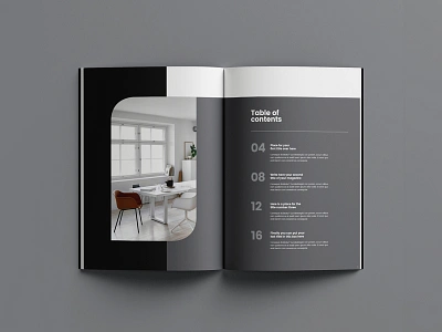 Magazine design brochure design editorial graphic design magazine minimal typography