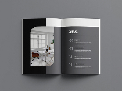 Magazine design brochure design editorial graphic design magazine minimal typography