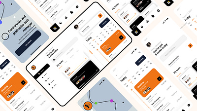 Task Management App app branding design management task ui