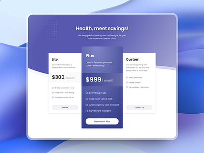 Pricing List - Web 3d branding dailyui dailyuichallenge design ui uidesign uiux