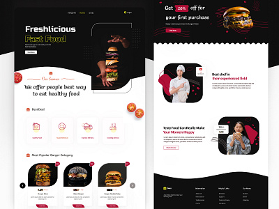 Landing Page Food Product