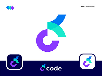 code logo branding cd code logo code code forge coding d code line of code logotype visual identity
