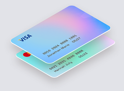 Attractive Credit Card 3d bank branding card credit card design finance graphic design illustration typography ui ux vector