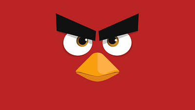 Angry bird illustration | Angry bird red illustration angry bird angry bird red illustration artwork cartoon illustration design illustration minimal cartoon red illustration vector illustration
