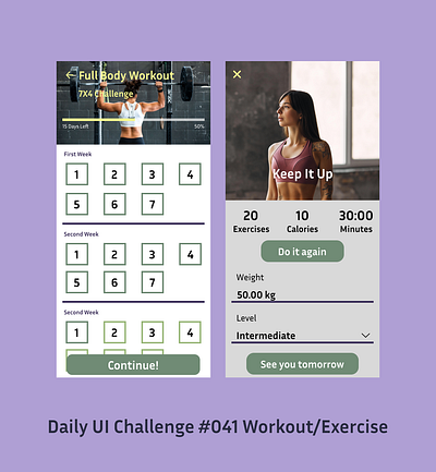 Daily UI Workout / Exercise #041 dailyui ui uidesign uiux ux uxdesign workout workout exercise
