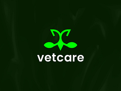 Vetcare Logo Design brand brand identity brand mark branding care logo care logo design design eco care logo eco logo graphic design leaf logo logo logo design modern logo nature logo nature mark vc logo vet logo vetcare logo veteran logo