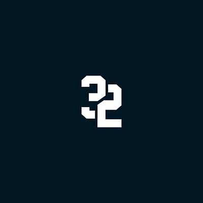 Monogram 32 (client's work) 32 branding clean creative design graphic design logo logodesign minimalist modern monogram ui vector