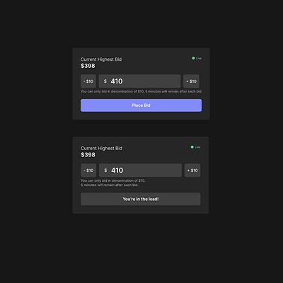 Bidding Amount Input - Rye's UI auction bidding branding card concert dark ui design illustration input box landing page modal payment place bid product design ticket ui uiux user interface ux web design