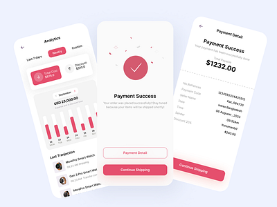 E-Commerce Payment Checkout appdesign application banking branding checkout checkout ui checkout ux design ecommerce minimal money pay payment product design tranjection ui uiux wallet web