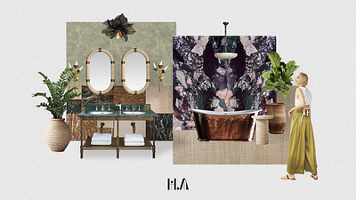La Luna Series: Collage No. 04 architecture branding collage design graphic design illustration interior design templates