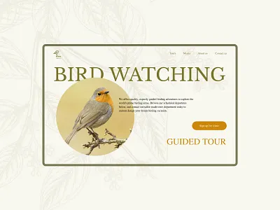 Design concept of the first page design homepage landing ui ux