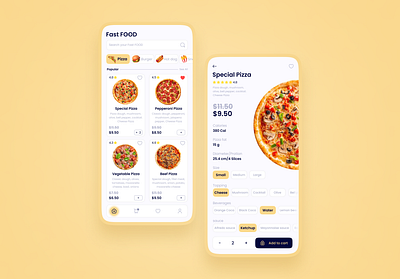 Fast FOOD App Mobile app mobile figma food fsat food mobile design mobile ui ui uidesign uixu ux