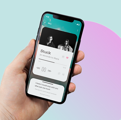 Design a music player appdesign dailyui design mobile mobileapp music player ui ux